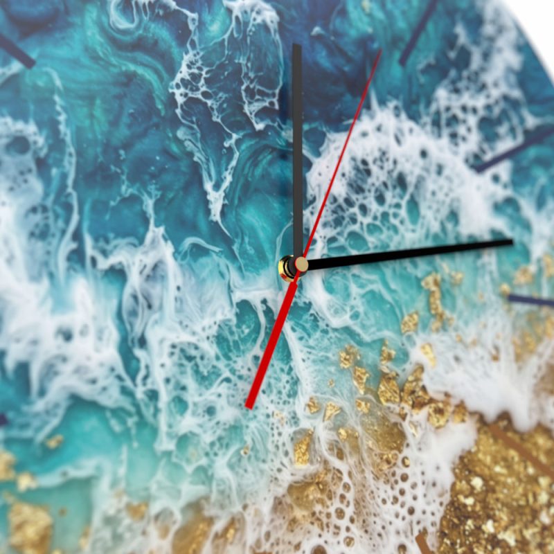 sea-detal zegar ocean art morze