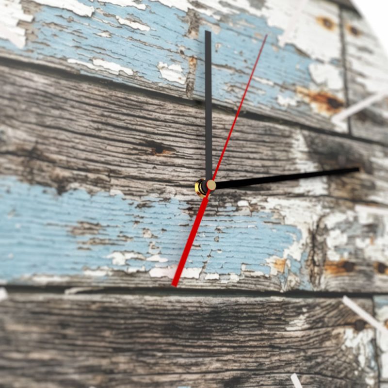 wood-detal zegar stare drewno