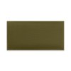 Panel Tapicerowany Tkanina welurowa Prostokątny Khaki - Thumbnail Image 1