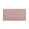Panel Tapicerowany Tkanina welurowa Prostokątny Różowy - Thumbnail Image 1
