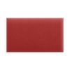 Panel Tapicerowany Magic Velvet Prostokątny Czerwony - Thumbnail Image 1
