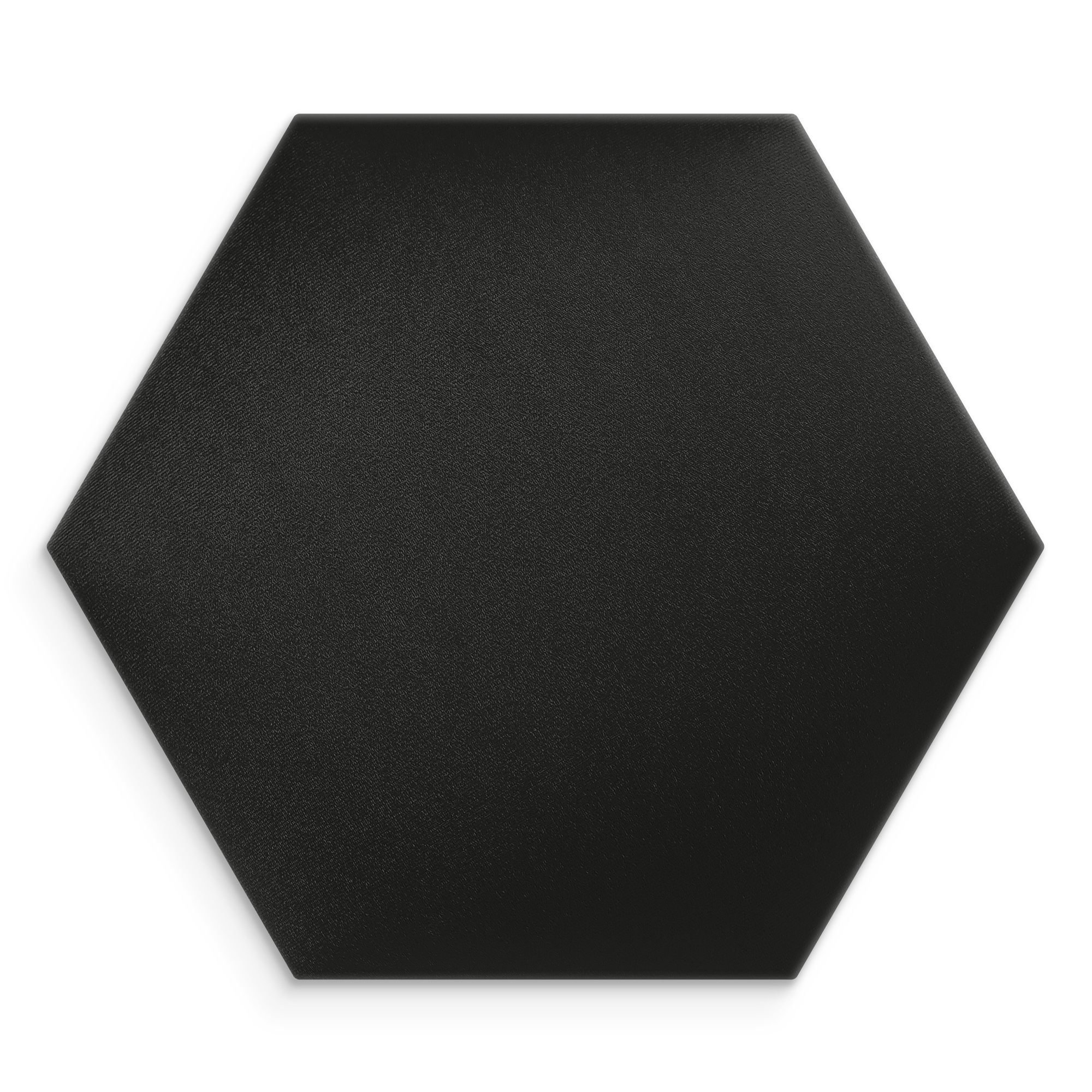 Panel Tapicerowany Tkanina welurowa Heksagon Czarny - obrazek 1
