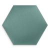 Panel Tapicerowany Tkanina welurowa Heksagon Morski - Thumbnail Image 1
