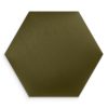 Panel Tapicerowany Tkanina welurowa Heksagon Khaki - Thumbnail Image 1