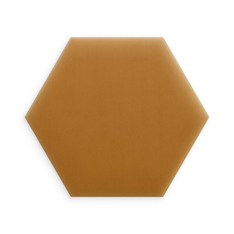 Panel Tapicerowany Magic Velvet Heksagon Miodowy