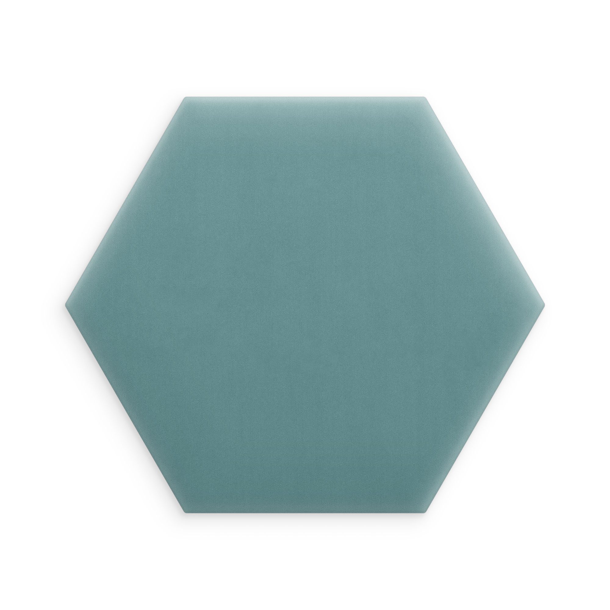 Panel Tapicerowany Magic Velvet Heksagon Lazurowy - obrazek 1