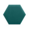 Panel Tapicerowany Magic Velvet Heksagon Turkusowy - Thumbnail Image 1